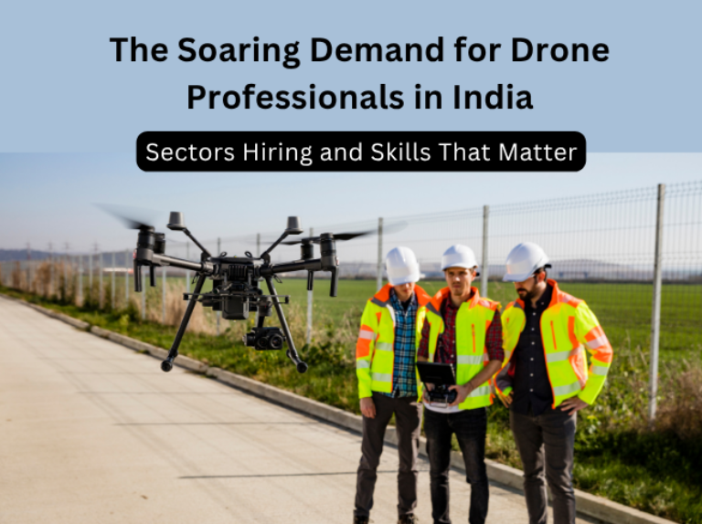 Certified drone pilots in India preparing for commercial drone operations