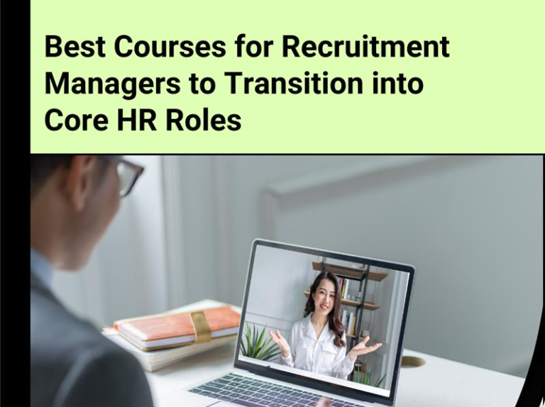 Courses for recruitment managers